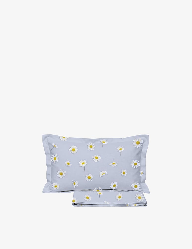 rinascente Tessitura Randi Daisy Satin Sheet Set