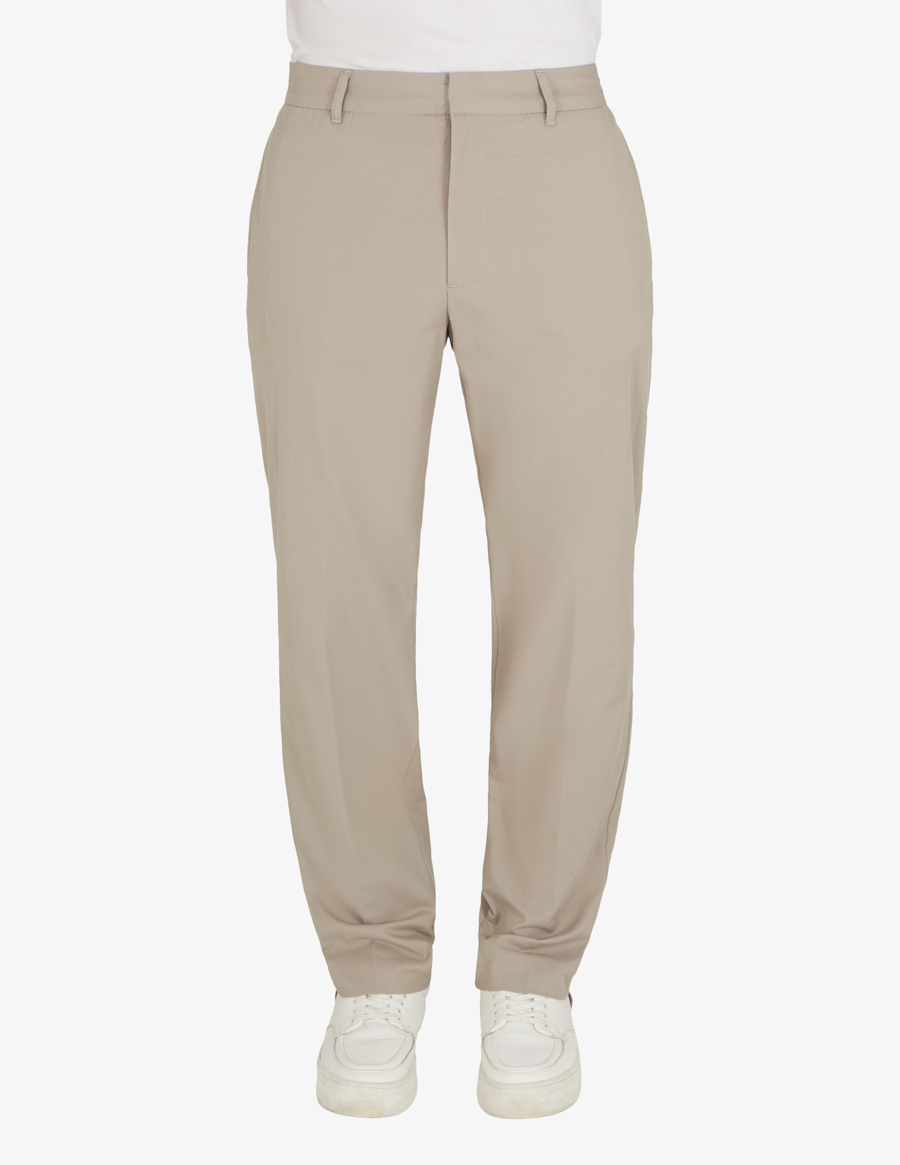 Shop Emporio Armani Chino cotton trousers on Rinascente