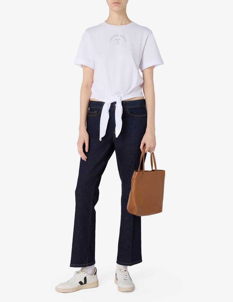 rinascente Emporio Armani T-shirt logo e fiocco