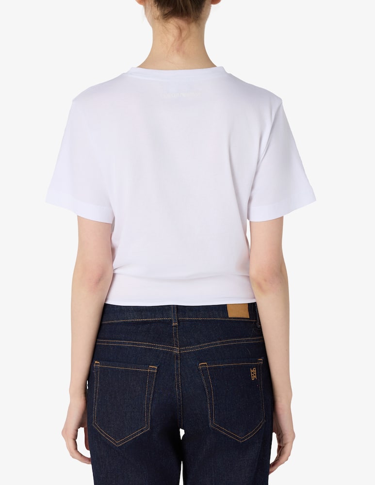 rinascente Emporio Armani T-shirt logo e fiocco