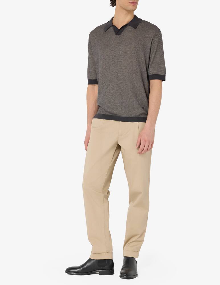 rinascente Emporio Armani Polo maglia collo aperto