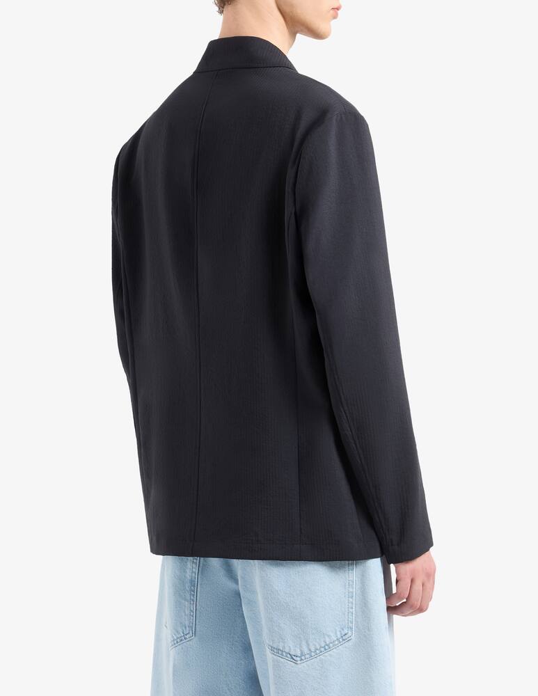rinascente Emporio Armani Seersucker blazer