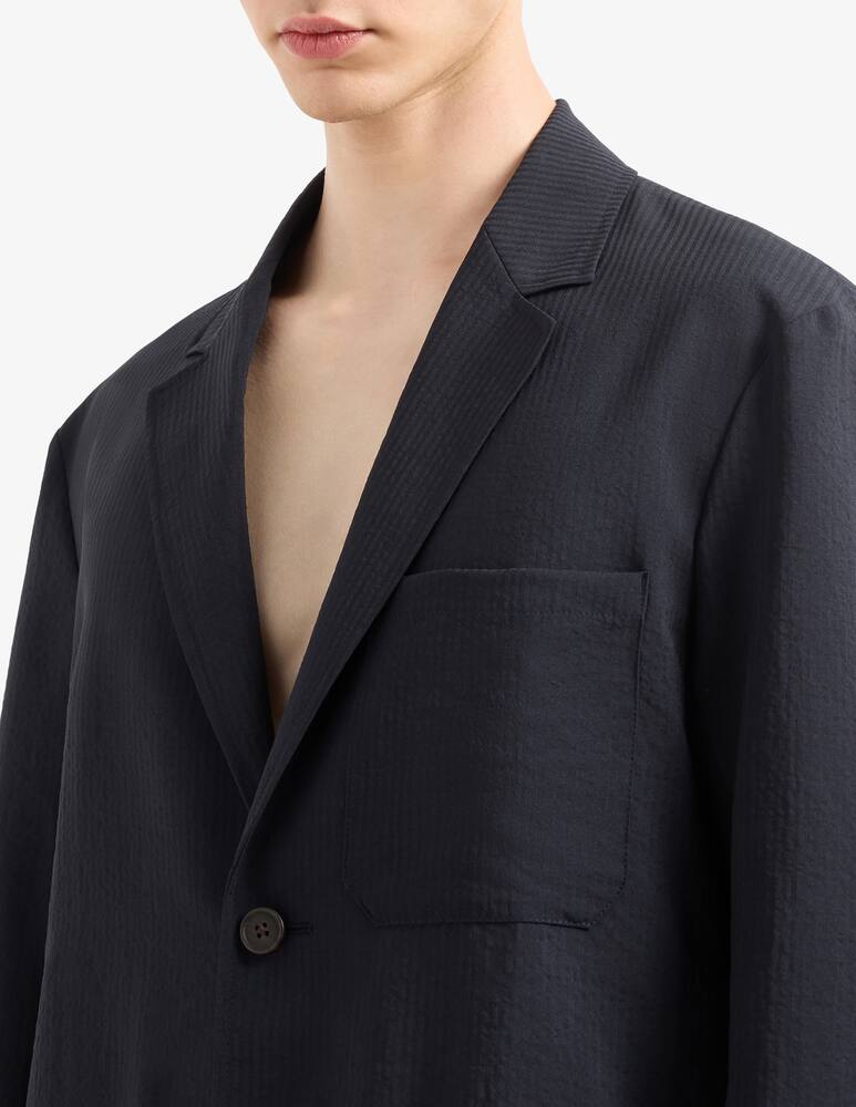 rinascente Emporio Armani Seersucker blazer