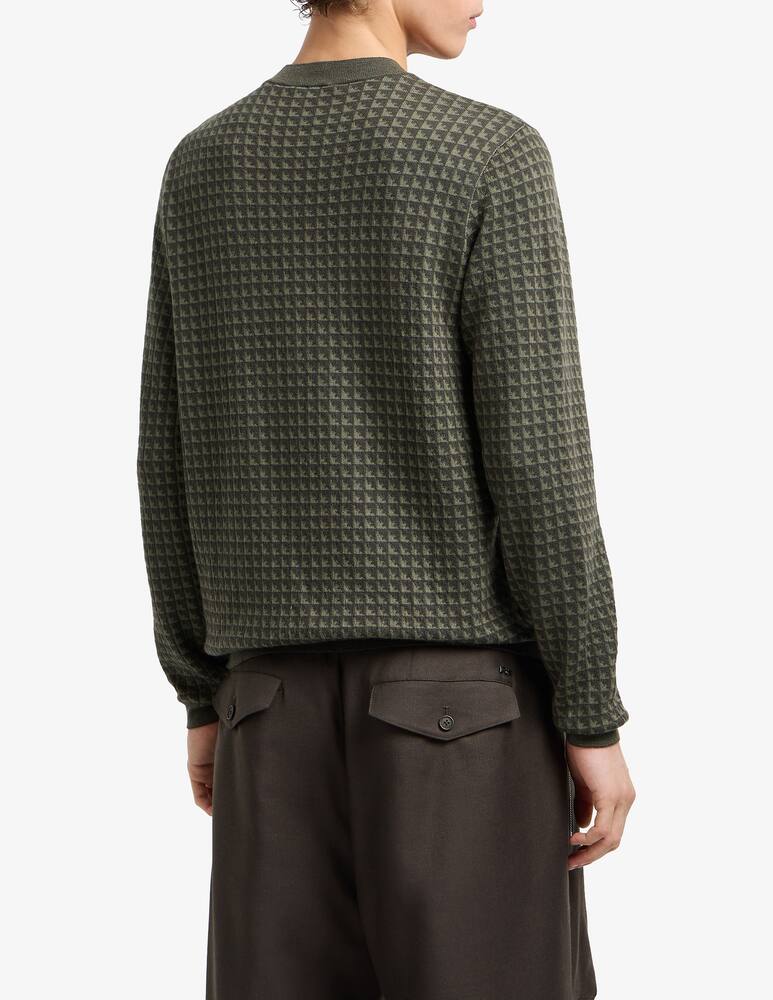 rinascente Emporio Armani Maglia jacquard aquila lana