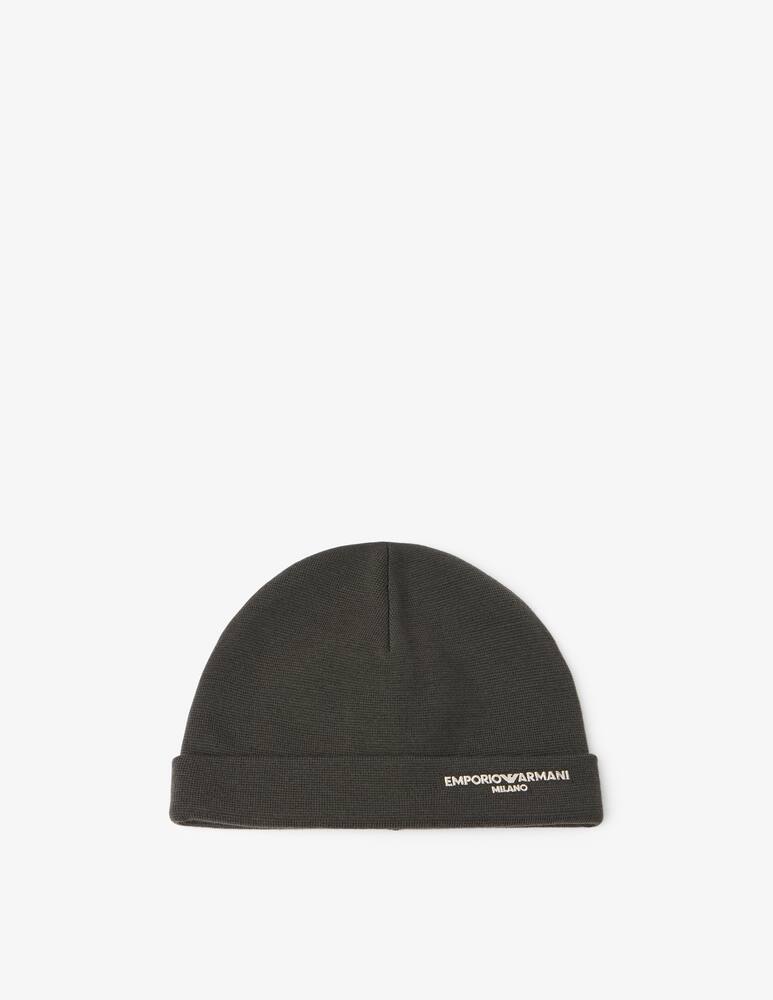 rinascente Emporio Armani Milano logo beanie