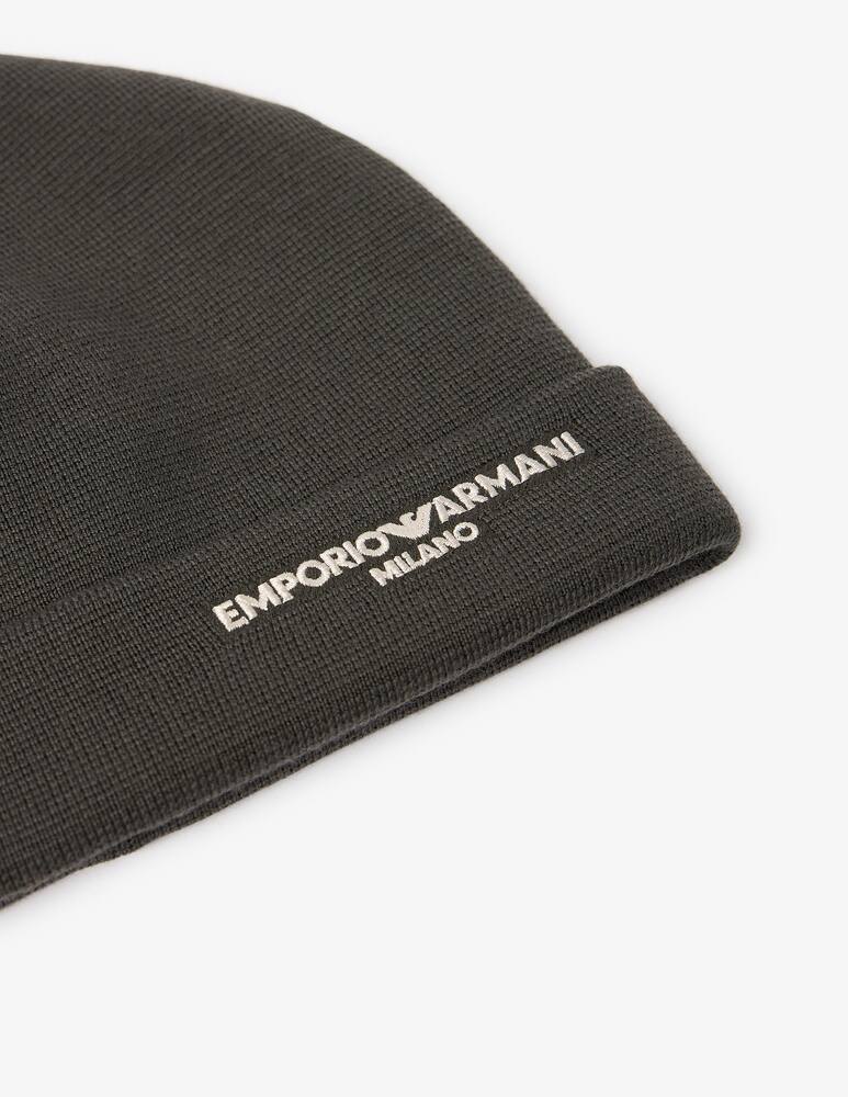 rinascente Emporio Armani Milano logo beanie