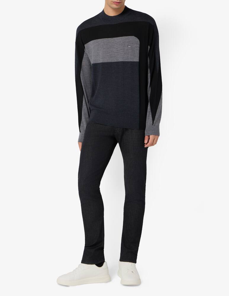 rinascente Emporio Armani Maglia lana color block