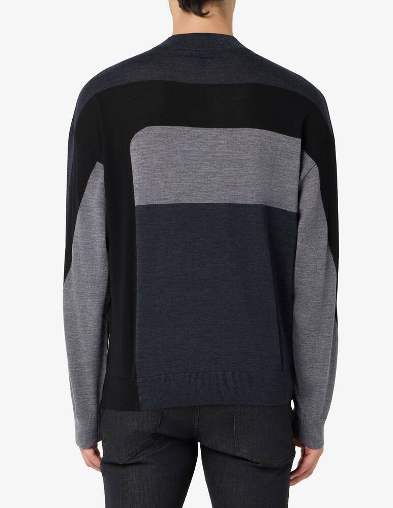 rinascente Emporio Armani Maglia lana color block