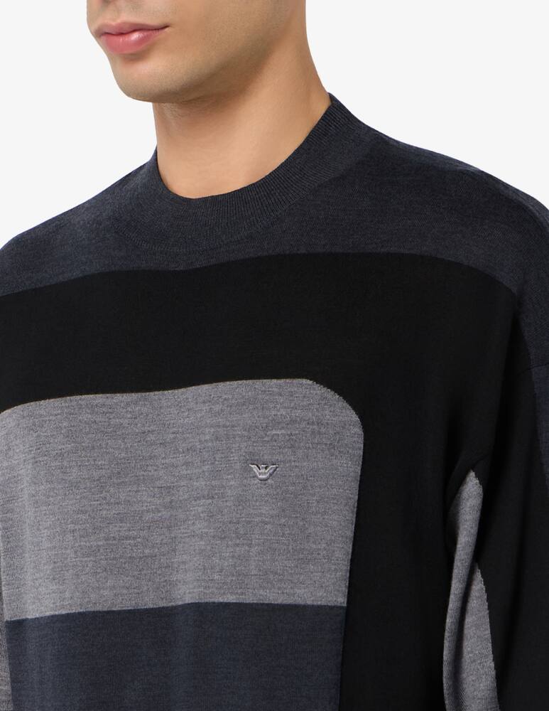 rinascente Emporio Armani Maglia lana color block