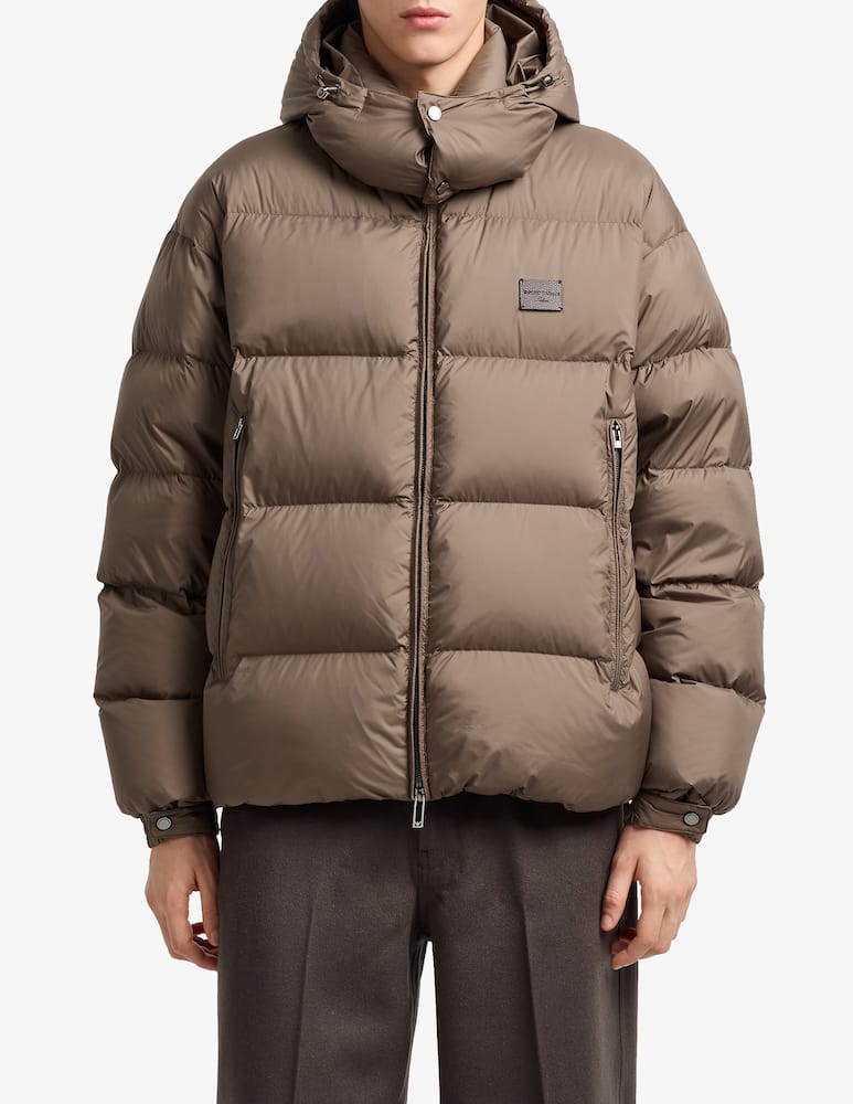 Emporio Armani Piumino cappuccio ultra fine - immagine 1 Emporio Armani Piumino cappuccio ultra fine - immagine 1