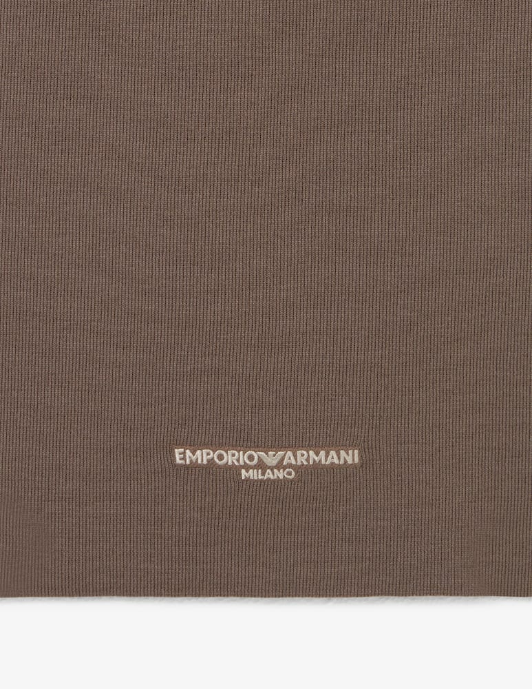 rinascente Emporio Armani Logo tag milano scarf