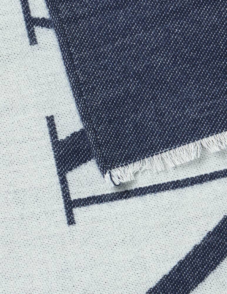 rinascente Emporio Armani Sciarpa logo bicolore