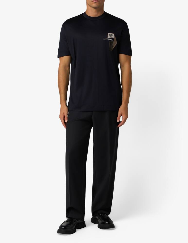 rinascente Emporio Armani Maglia cotone multi logo