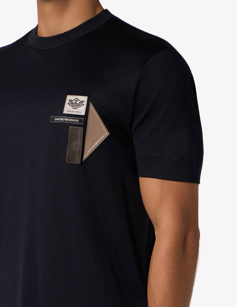 rinascente Emporio Armani Maglia cotone multi logo