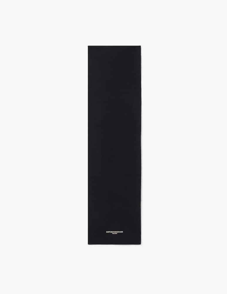 Emporio Armani Logo tag scarf Milano - picture 1 Emporio Armani Logo tag scarf Milano - picture 1