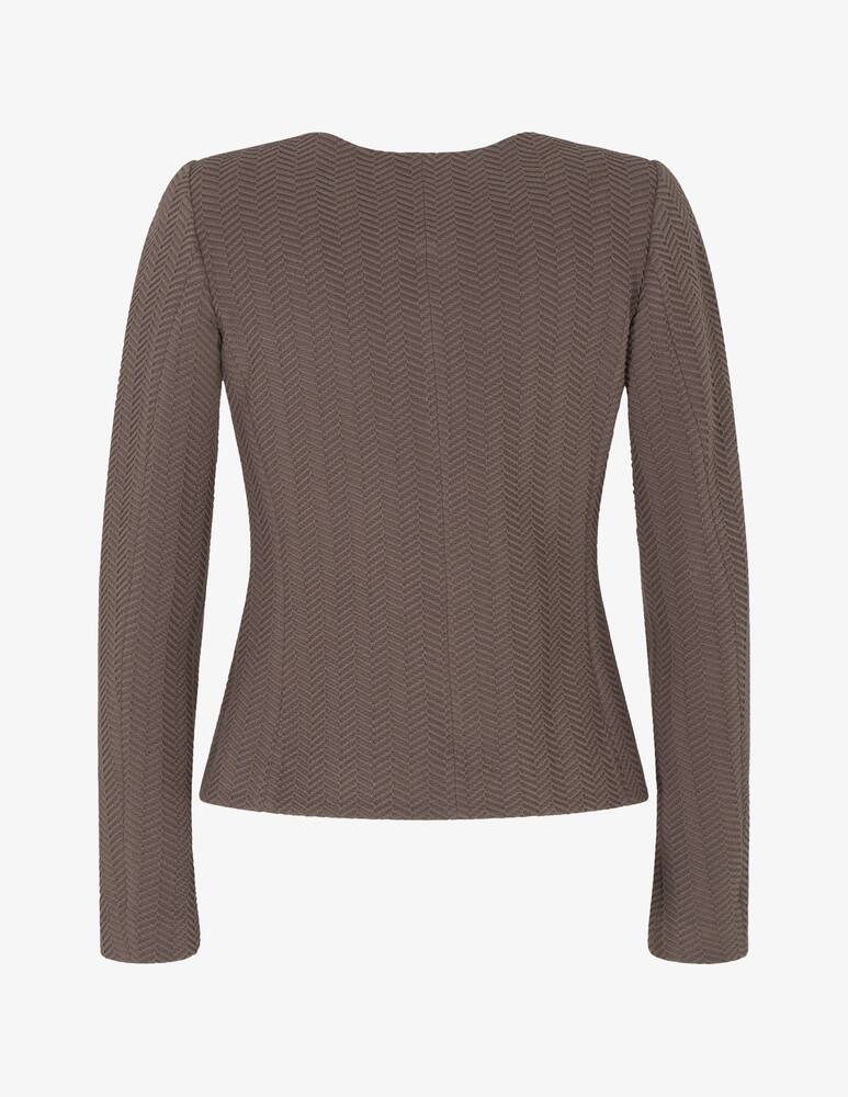 rinascente Emporio Armani Zippered chevron blazer