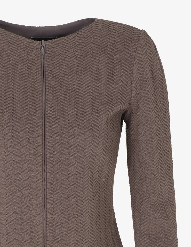 rinascente Emporio Armani Zippered chevron blazer