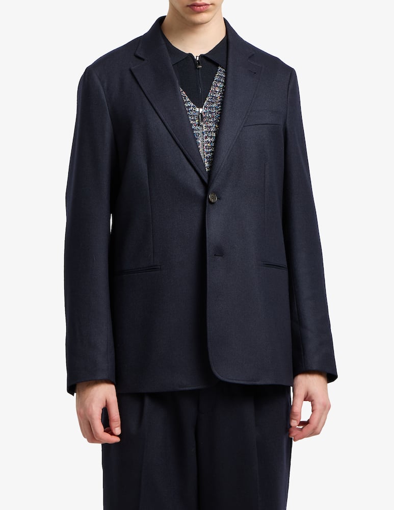 Emporio Armani Blazer tasca filetto flanella - immagine 1 Emporio Armani Blazer tasca filetto flanella - immagine 1