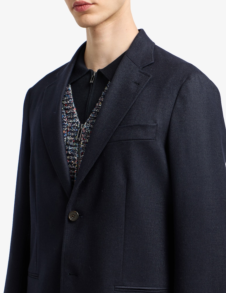 Emporio Armani Blazer tasca filetto flanella - immagine 4 Emporio Armani Blazer tasca filetto flanella - immagine 4