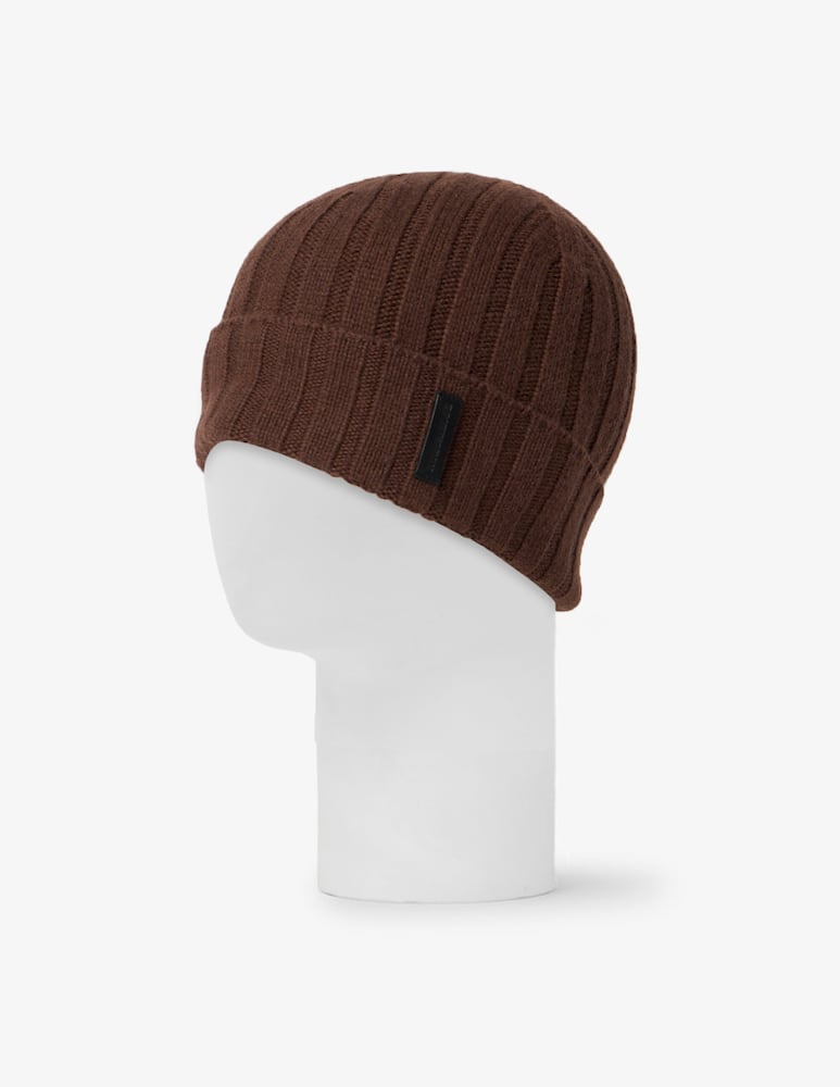 rinascente Emporio Armani ribbed beanie hat
