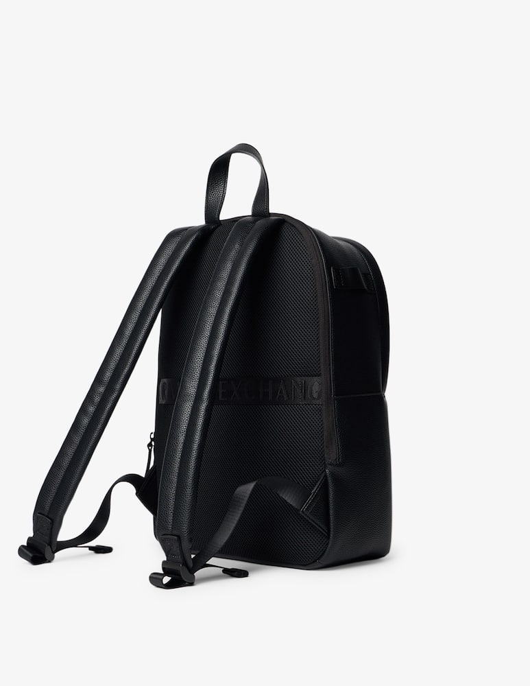 rinascente Armani Exchange Madrid faux leather backpack