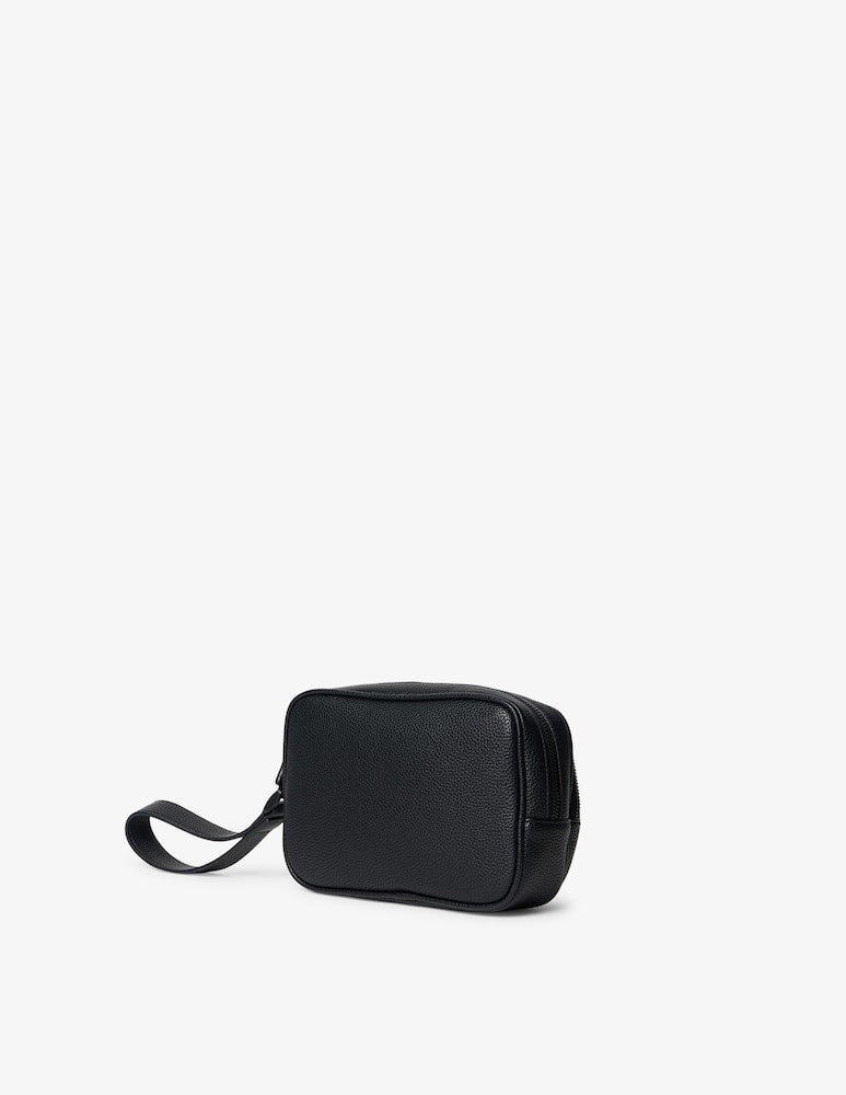 rinascente Armani Exchange Madrid faux leather beauty case