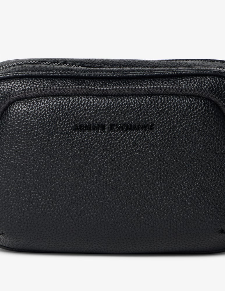 rinascente Armani Exchange Madrid faux leather beauty case