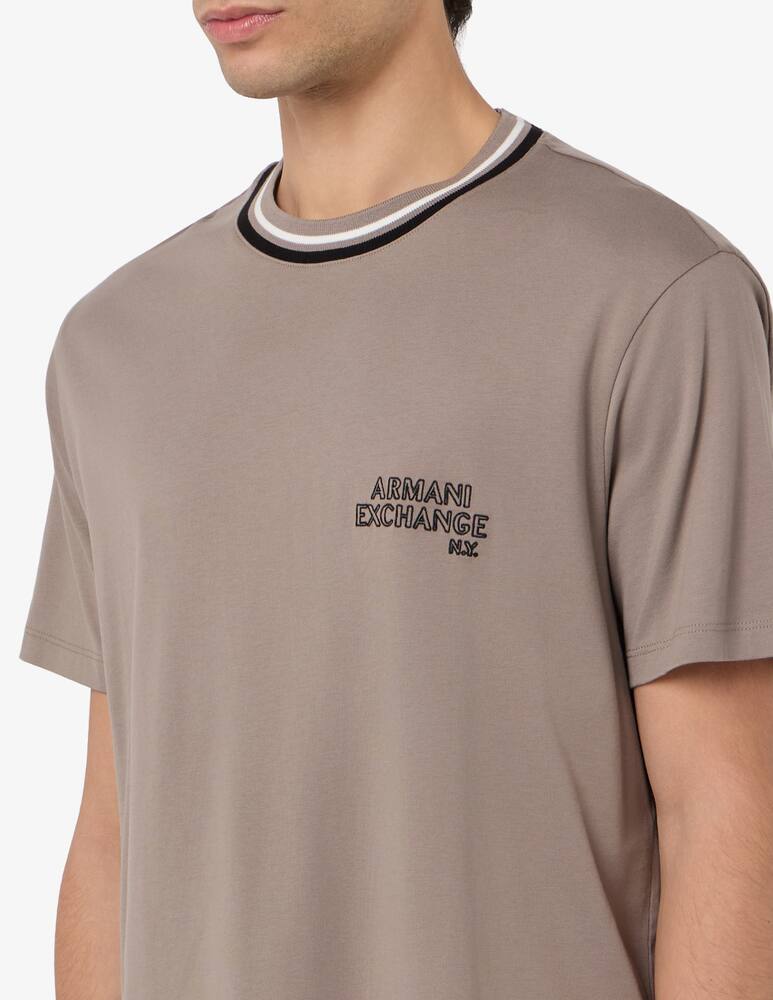 Armani Exchange T-shirt lettering lato Armani - immagine 4 Armani Exchange T-shirt lettering lato Armani - immagine 4
