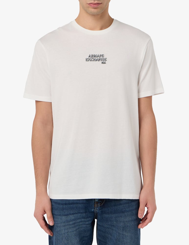 Armani Exchange Maglia con lettering - immagine 1 Armani Exchange Maglia con lettering - immagine 1