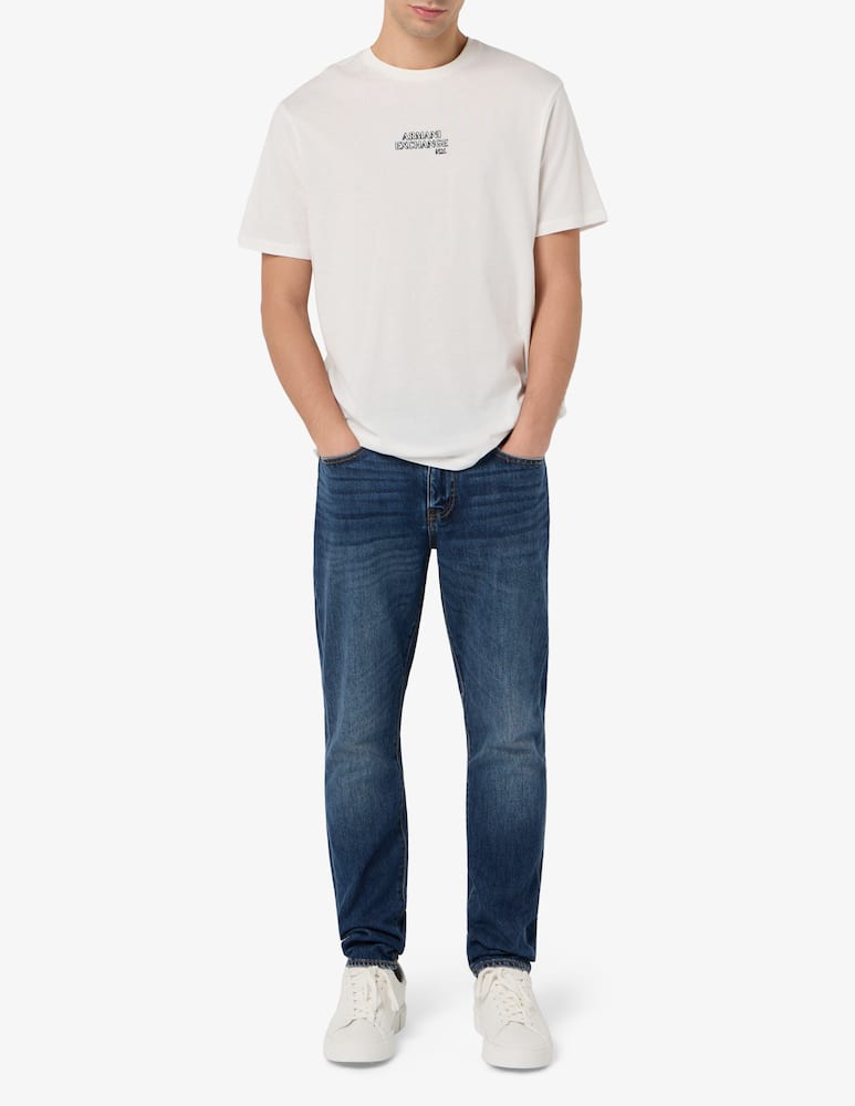 rinascente Armani Exchange Lettering crewneck t-shirt