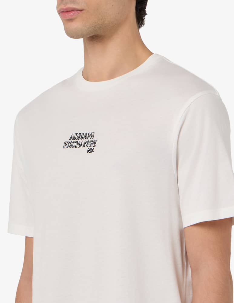 rinascente Armani Exchange Lettering crewneck t-shirt