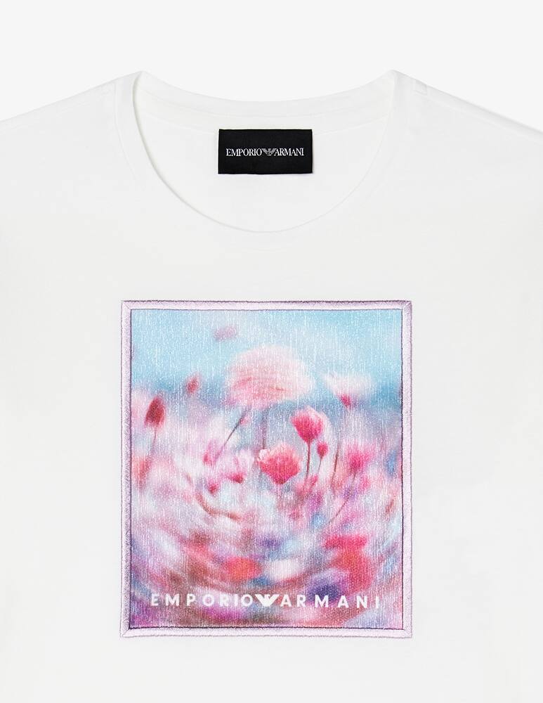 Emporio Armani Floral print t-shirt - picture 4 Emporio Armani Floral print t-shirt - picture 4
