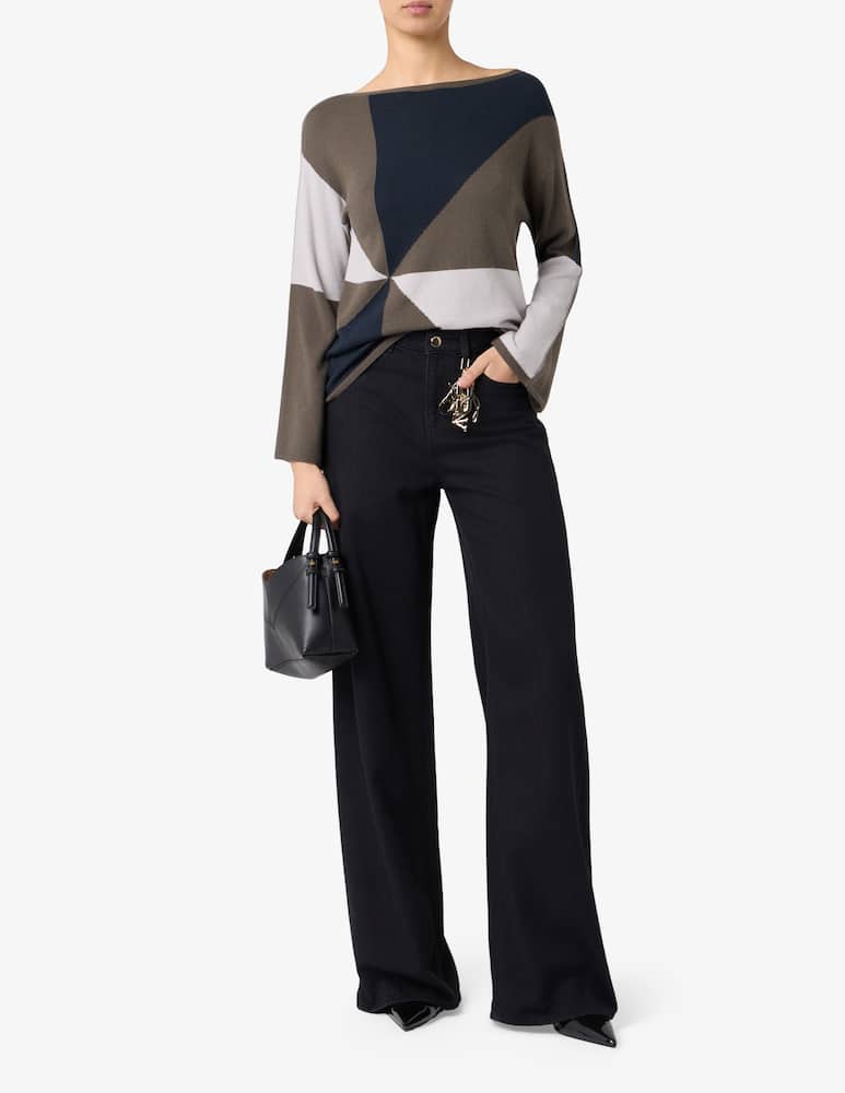 rinascente Emporio Armani Denim palazzo trousers