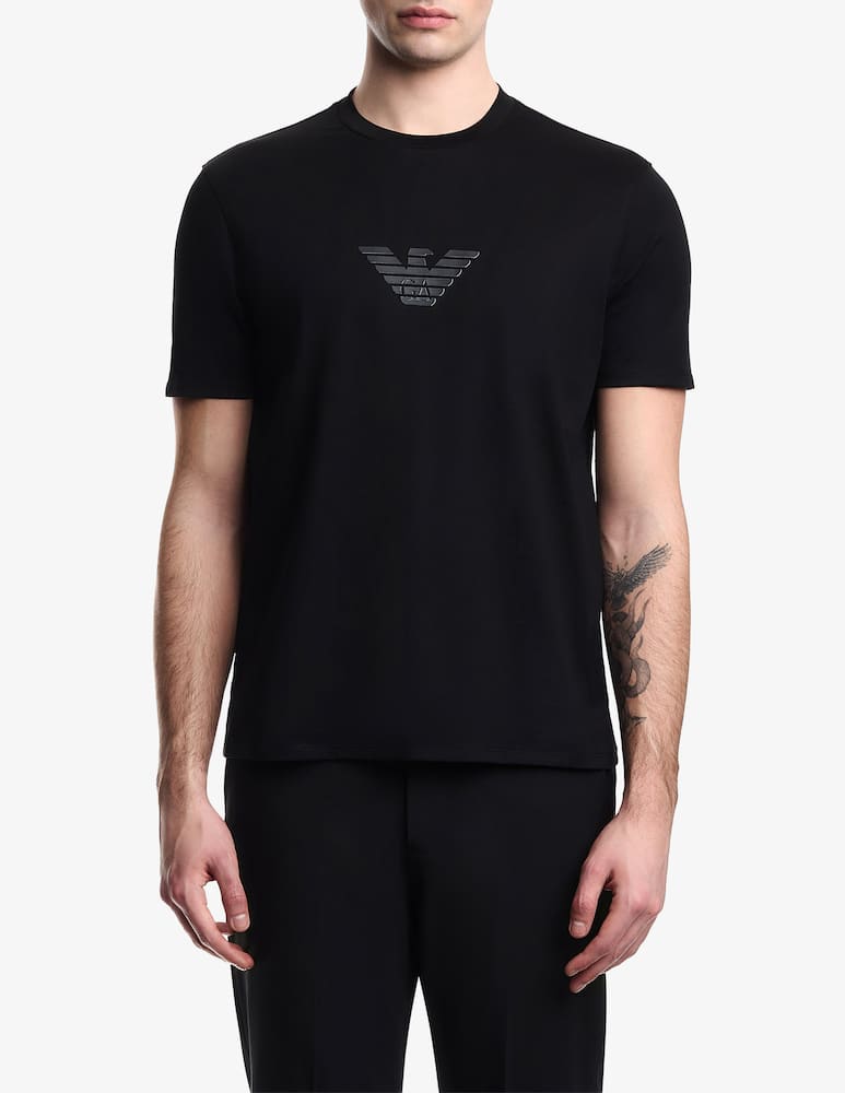 Emporio Armani T-shirt con aquila gommata - immagine 1 Emporio Armani T-shirt con aquila gommata - immagine 1