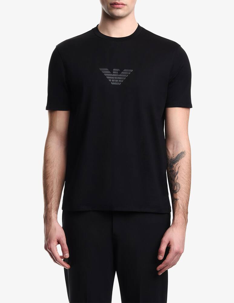 rinascente Emporio Armani T-shirt con aquila gommata