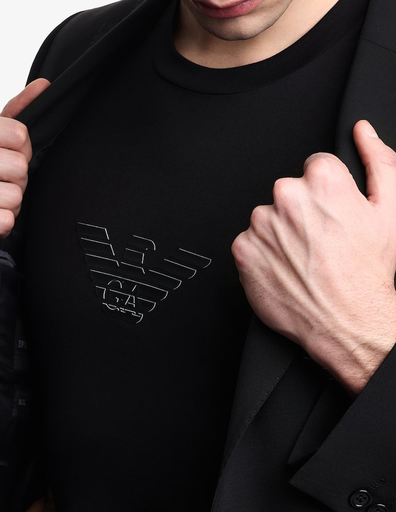 Emporio Armani T-shirt con aquila gommata - immagine 4 Emporio Armani T-shirt con aquila gommata - immagine 4