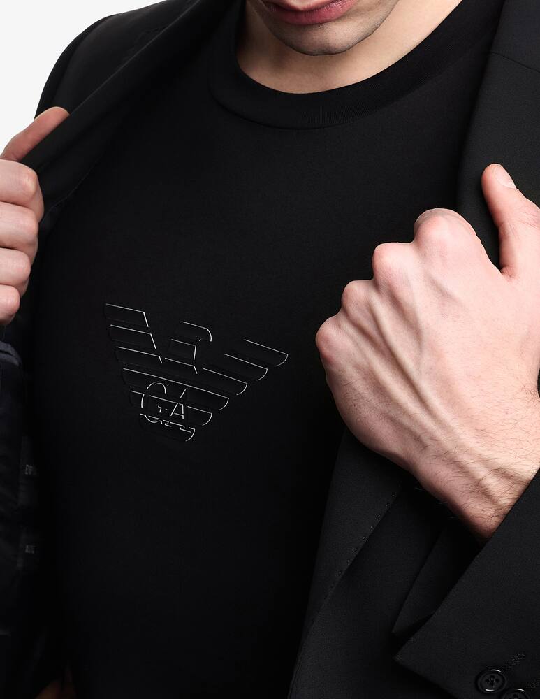rinascente Emporio Armani T-shirt con aquila gommata