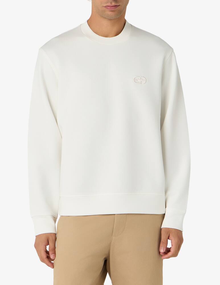 rinascente Emporio Armani embroidered sweatshirt