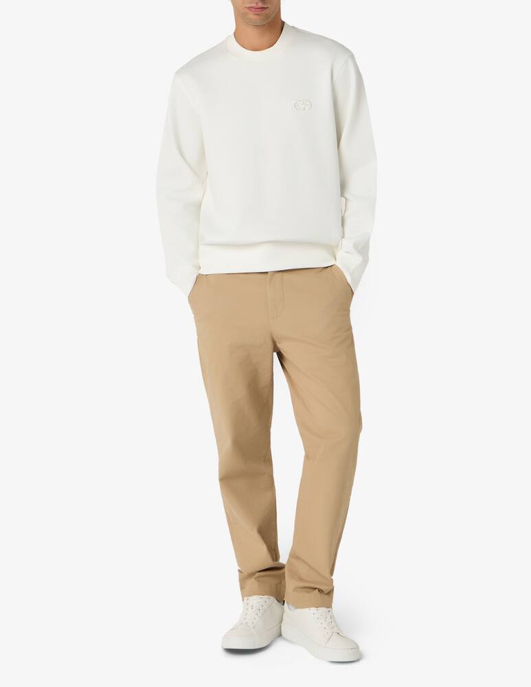 rinascente Emporio Armani embroidered sweatshirt