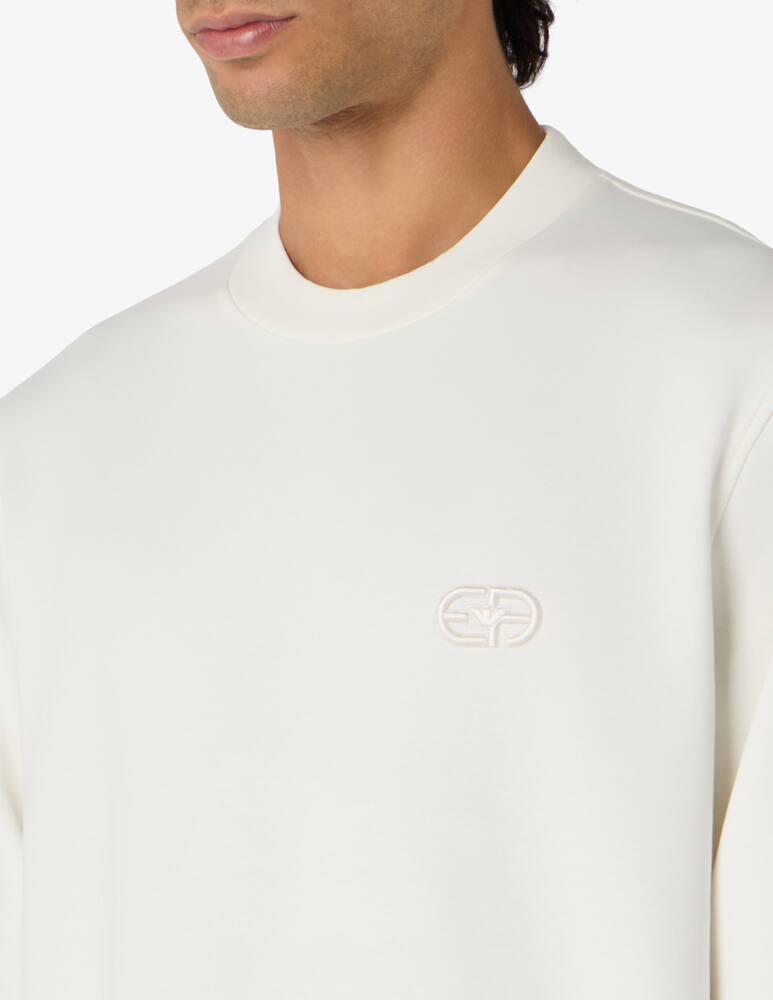 rinascente Emporio Armani embroidered sweatshirt