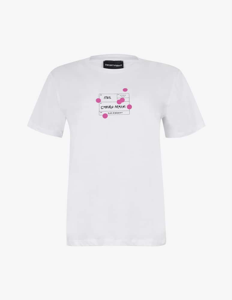 rinascente Emporio Armani Logo cotton t-shirt