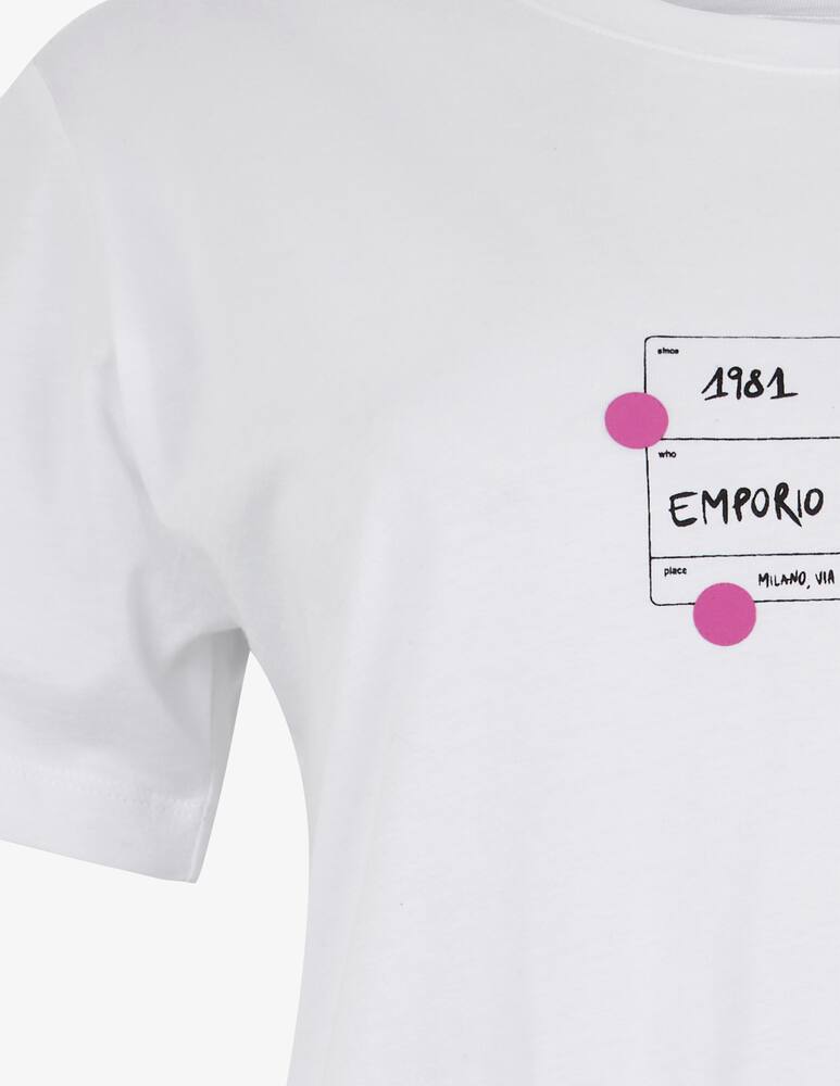rinascente Emporio Armani Logo cotton t-shirt