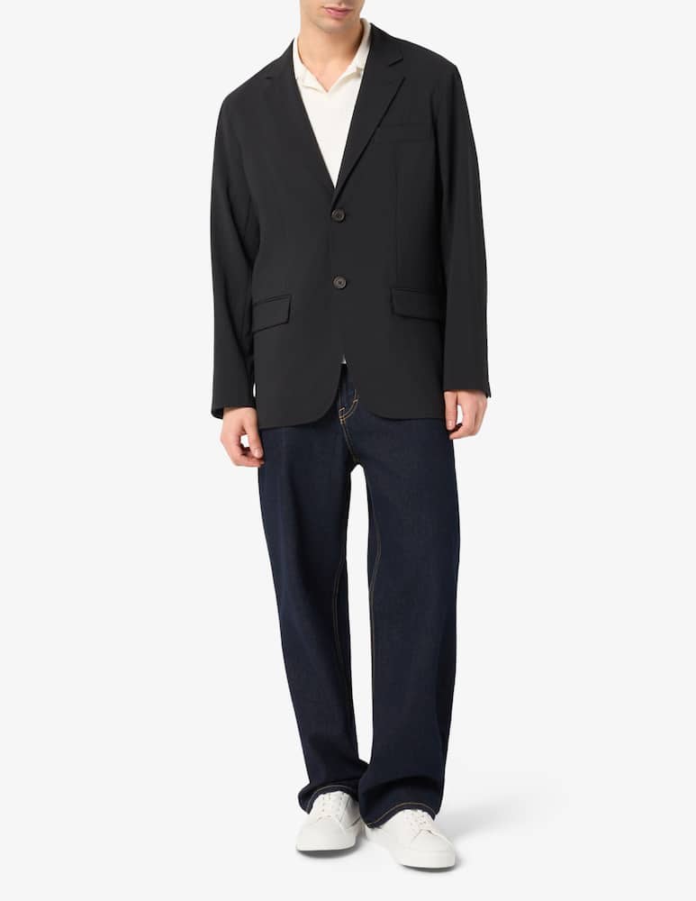 rinascente Emporio Armani Giacca seersucker monopetto