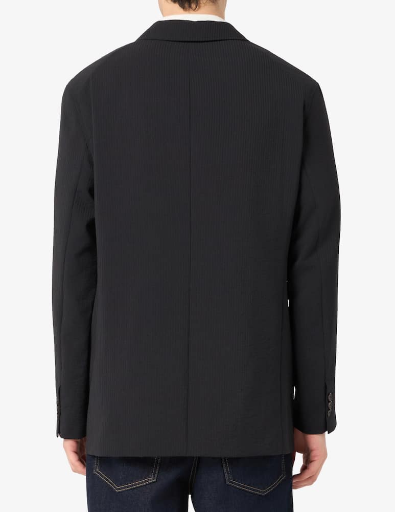 rinascente Emporio Armani Giacca seersucker monopetto