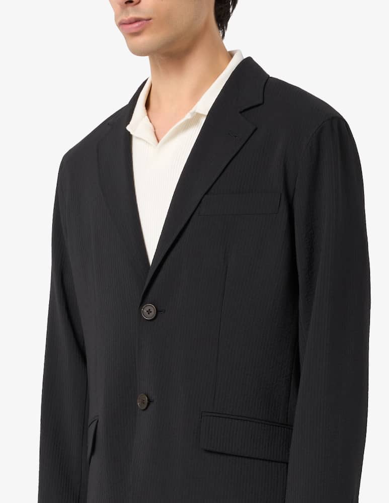 rinascente Emporio Armani Giacca seersucker monopetto