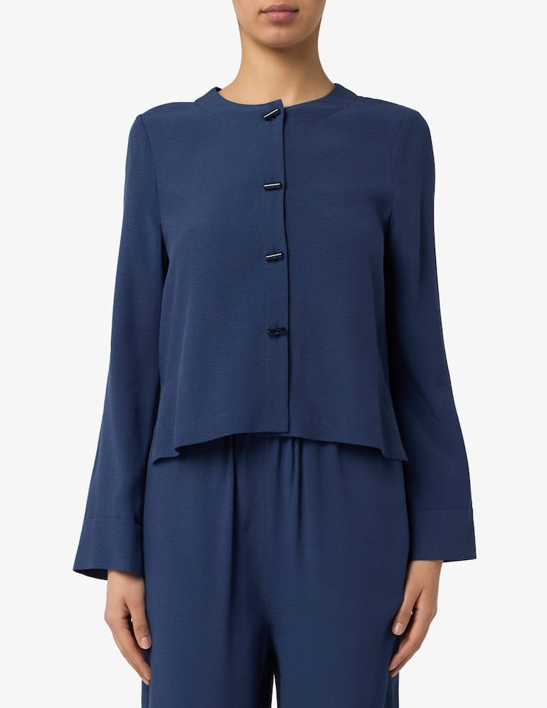 rinascente Emporio Armani Jacquard micro pattern jacket