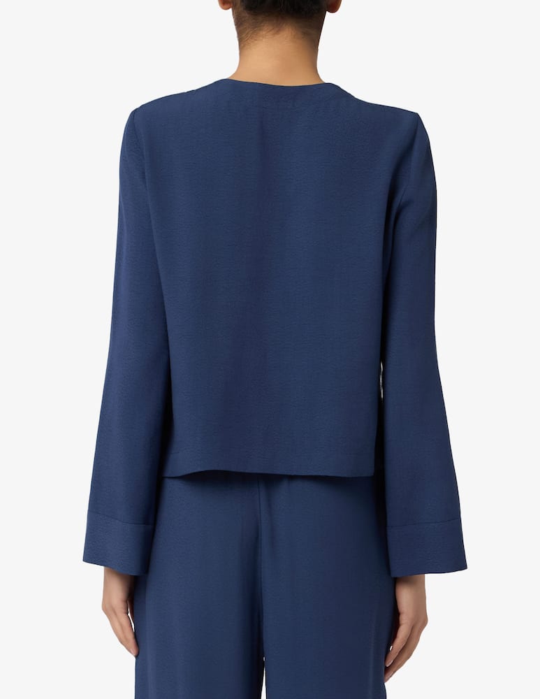 rinascente Emporio Armani Jacquard micro pattern jacket