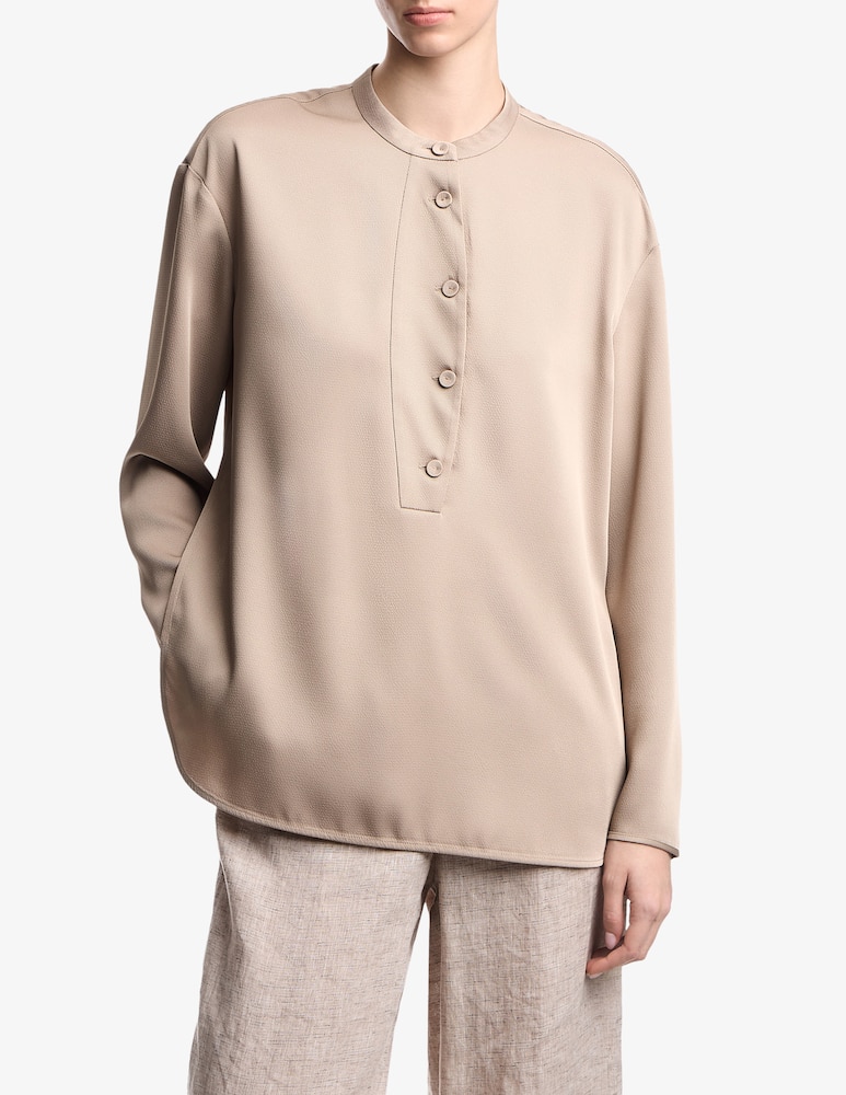 rinascente Emporio Armani Blusa con collo alla coreana