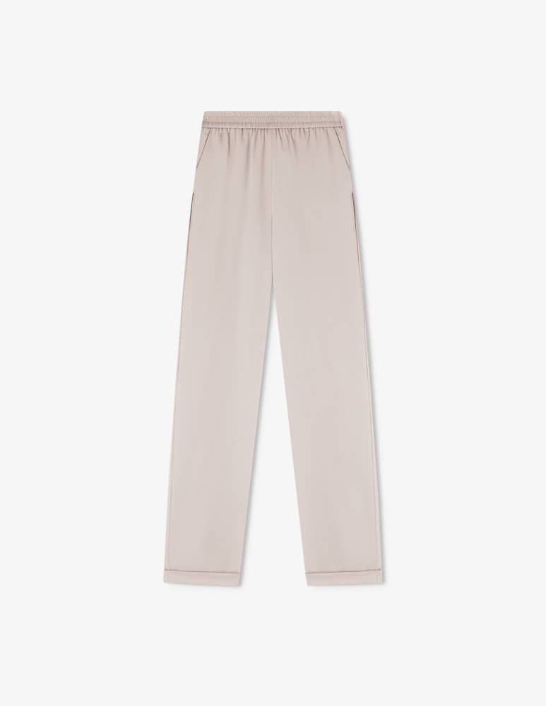 rinascente Emporio Armani Satin palazzo trousers