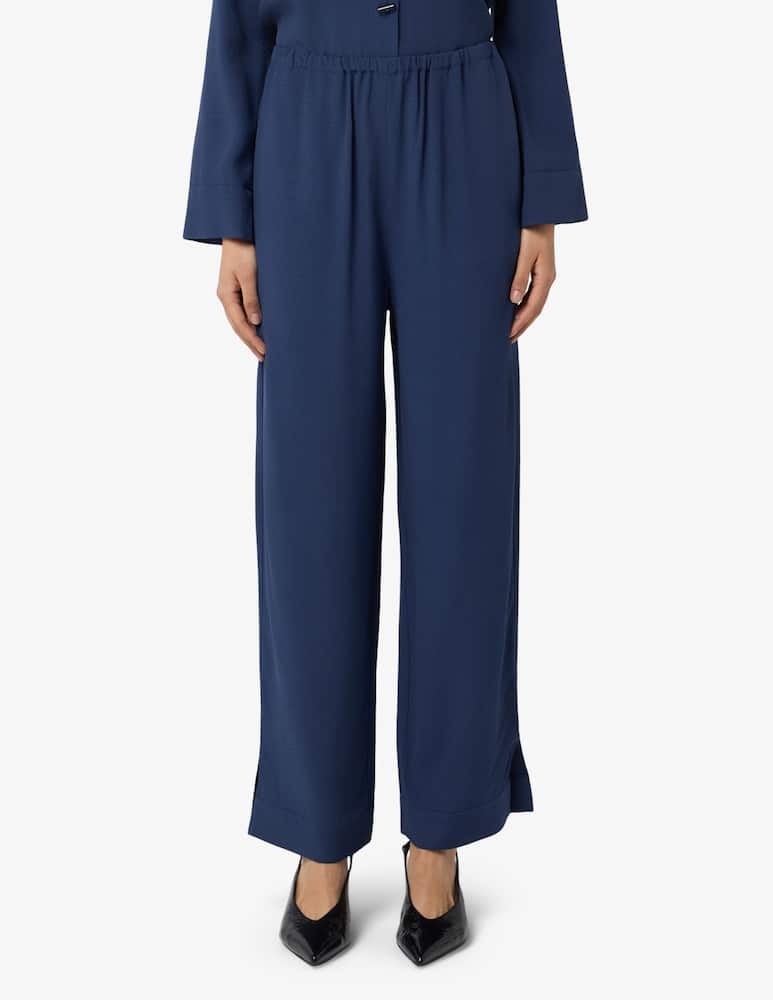 rinascente Emporio Armani Jacquard wide leg trousers